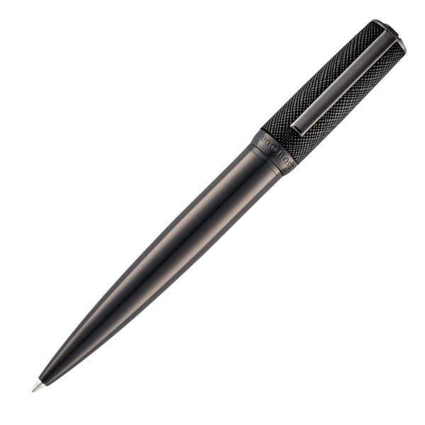 Шариковая ручка Double B Saffiano, черная - Шариковая ручка Double B Saffiano, черная
