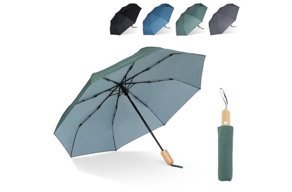 Складной зонт 21” R-PET - Складной зонт 21” R-PET