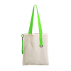 Шоппер Superbag с ремувкой 4sb (неокрашенный с салатовым)