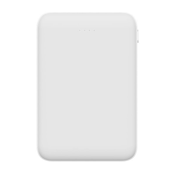 Внешний аккумулятор Fluffy, 5000 Mah - Внешний аккумулятор Fluffy, 5000 Mah, белый
