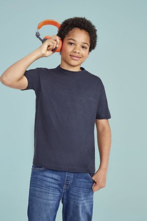футболка детская regent kids 150, кобальт (темно-синяя)