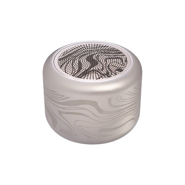 Беспроводная колонка Пэшн (Passion) 80dB 600 mAh (Bluetooth 5.0), серебряная