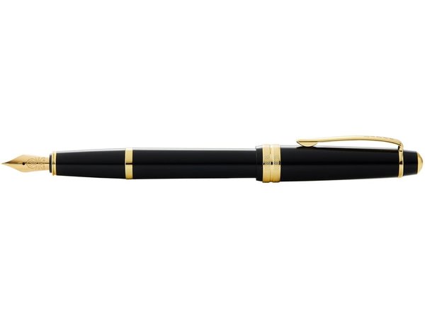 Ручка перьевая «Bailey Ligh Polished Black Resin and Gold Tone», перо F - Ручка перьевая «Bailey Ligh Polished Black Resin and Gold Tone», перо F