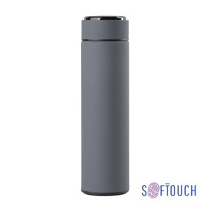 термос "бостон next" 500 мл с индикацией температуры, soft touch, сменная батарейка
