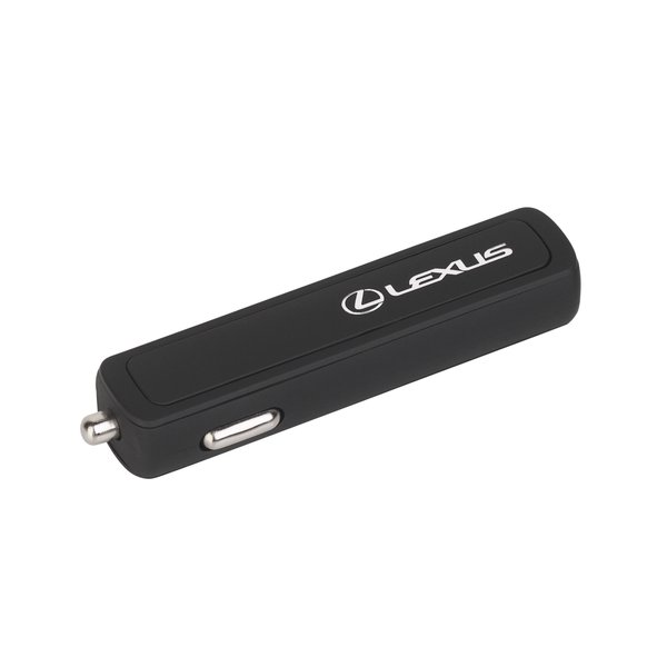 Автомобильное зарядное устройство "Slam" с 2-мя разъёмами USB, покрытие soft touch - Автомобильное зарядное устройство "Slam" с 2-мя разъёмами USB, покрытие soft touch черный