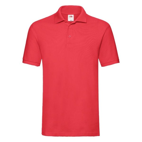 Поло мужское PREMIUM POLO 180 - Поло "Premium Polo", красный_2XL, 100% х/б, 180 г/м2