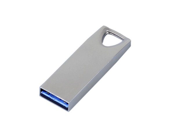 USB 2.0-флешка на 64 Гб с мини чипом и отверстием для цепочки - USB 2.0-флешка на 64 Гб с мини чипом и отверстием для цепочки
