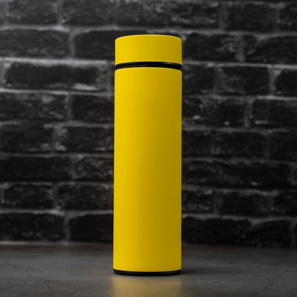 Термос Reactor софт-тач с датчиком температуры - Термос Reactor софт-тач с датчиком температуры (желтый)