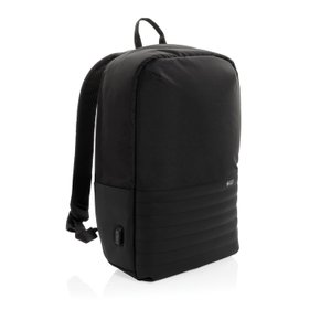 антикражный рюкзак для ноутбука swiss peak с rfid-защитой из rpet aware™, 15,6’’