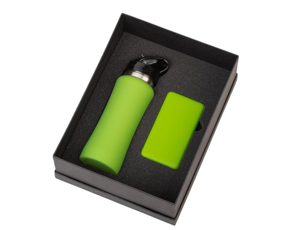 Подарочный набор «COLOR IT» с бутылкой для воды и повербанком, 5000 mAh - Подарочный набор «COLOR IT» с бутылкой для воды и повербанком, 5000 mAh