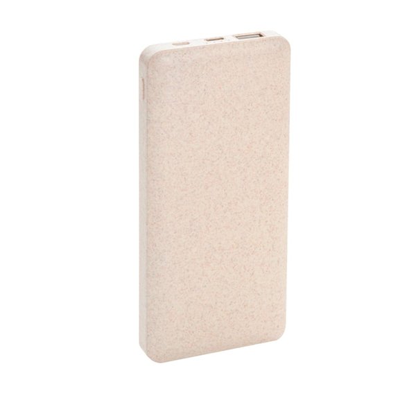 Внешний аккумулятор Silosymmo 10000 mAh, натуральный - Внешний аккумулятор Silosymmo 10000 mAh, натуральный