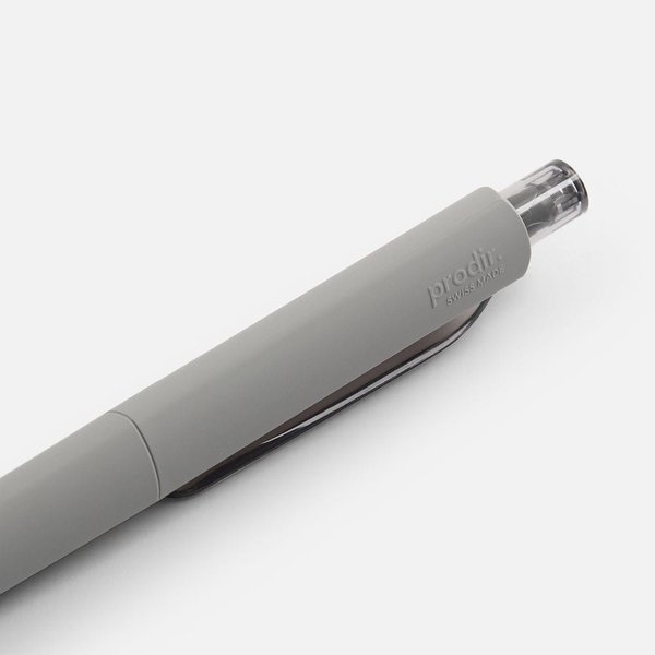 Ручка шариковая Prodir DS8 PRR-T Soft Touch, серая