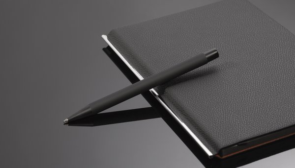 Ручка шариковая "Aurora", покрытие soft touch - Ручка шариковая "Aurora", покрытие soft touch черный
