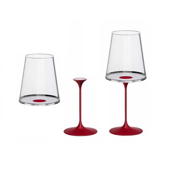 Хрустальный бокал для красного вина на магните Trebonn SplitGlass, 2 шт, 450 мл - Хрустальный бокал для красного вина на магните Trebonn SplitGlass, 2 шт, 450 мл