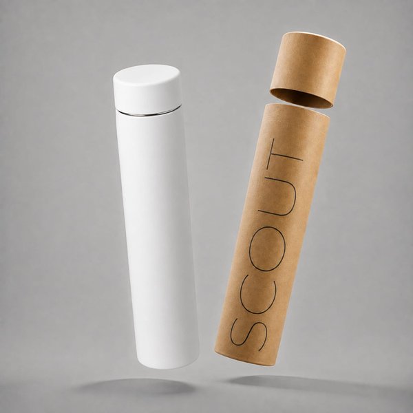 Вакуумный термос «Scout», soft-touch, 235 мл, тубус - Вакуумный термос «Scout», soft-touch, 235 мл, тубус
