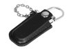 USB 2.0- флешка на 8 Гб в массивном корпусе с кожаным чехлом