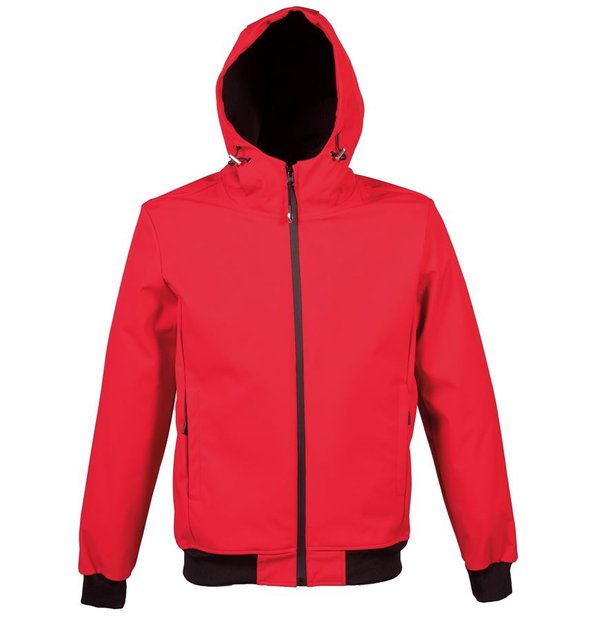 Куртка LONDON мембрана TPU 300 - Куртка мужская "LONDON", красный, 3XL, 94% полиэстер, 6% эластан, 300 г/м2