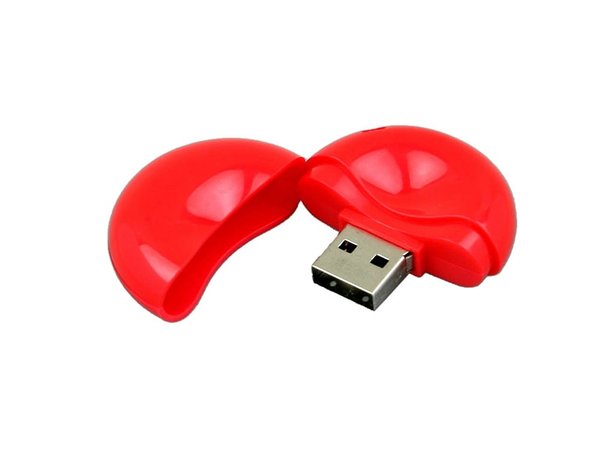 USB 2.0- флешка промо на 16 Гб круглой формы - USB 2.0- флешка промо на 16 Гб круглой формы