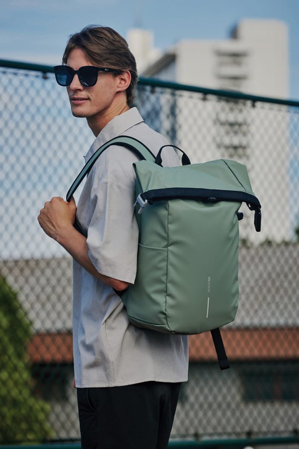 Антикражный рюкзак Urban Roll-top - Антикражный рюкзак Urban Roll-top, зеленый