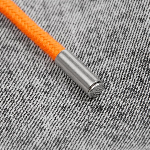 Наконечник для шнурка Nozzle, ver.2, серебристый (хром)