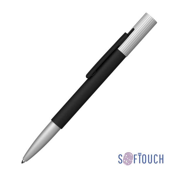 Ручка шариковая "Clas", покрытие soft touch - Ручка шариковая "Clas", покрытие soft touch черный