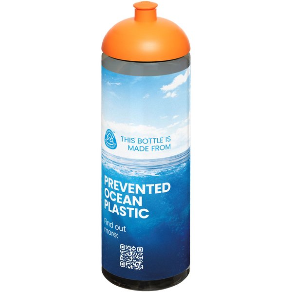 Спортивная бутылка H2O Active® Eco Vibe объемом 850 мл с куполообразной крышкой - Спортивная бутылка H2O Active® Eco Vibe объемом 850 мл с куполообразной крышкой