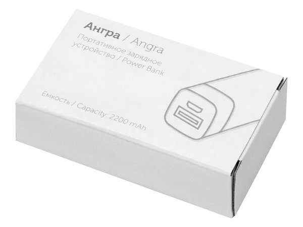 Внешний аккумулятор «Ангра», 2200 mAh - Внешний аккумулятор «Ангра», 2200 mAh