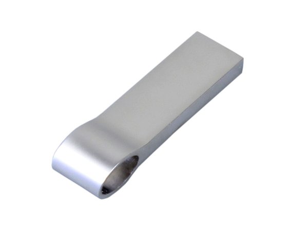 USB 2.0-флешка на 128 Гб с мини чипом и боковым отверстием для цепочки - USB 2.0-флешка на 128 Гб с мини чипом и боковым отверстием для цепочки
