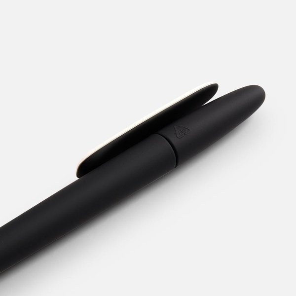Ручка шариковая Prodir DS5 TRR-P Soft Touch, черная с белым