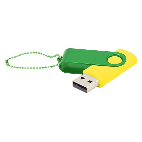 Флешка Designer To Go 2.0 USB 16Gb - Флешка Designer To Go 2.0 USB 16Gb, желтый/зеленый