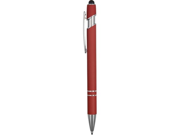Ручка-стилус металлическая шариковая «Sway» soft-touch - Ручка-стилус металлическая шариковая «Sway» soft-touch