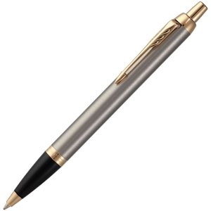 ручка шариковая parker im core k321 brushed metal gt m