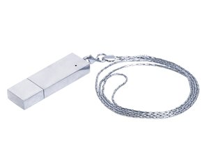 usb 2.0- флешка на 32 гб в виде металлического слитка