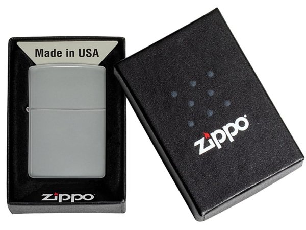 Зажигалка ZIPPO Classic с покрытием Flat Grey - Зажигалка ZIPPO Classic с покрытием Flat Grey