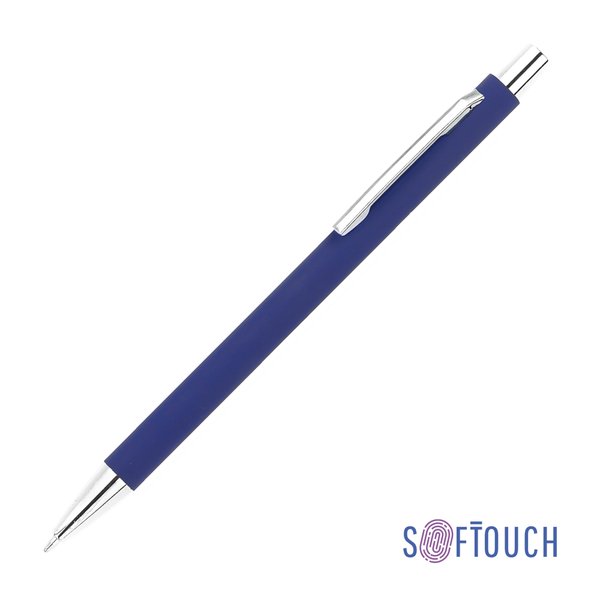 Ручка шариковая "Trade", покрытие soft touch - Ручка шариковая "Trade", покрытие soft touch темно-синий