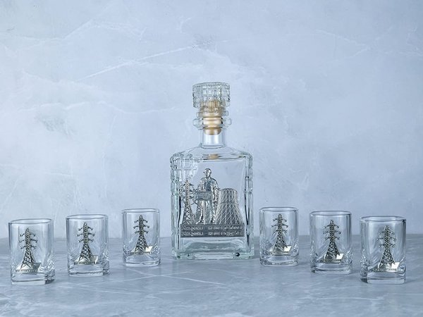 Набор со штофом «Энергетики» - Набор со штофом «Энергетики»