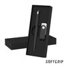 Набор ручка + флеш-карта 16 Гб в футляре, покрытие softgrip черный