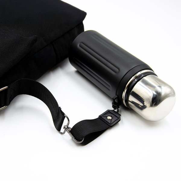 Шоппер Superbag Companion, с тремя отделениями, боковым креплением (карабин) и карманом - Шоппер Superbag Companion, с тремя отделениями, боковым креплением (карабин) и карманом (черный)