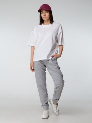 футболка оверсайз женская boxy women, бежевая (льняная)