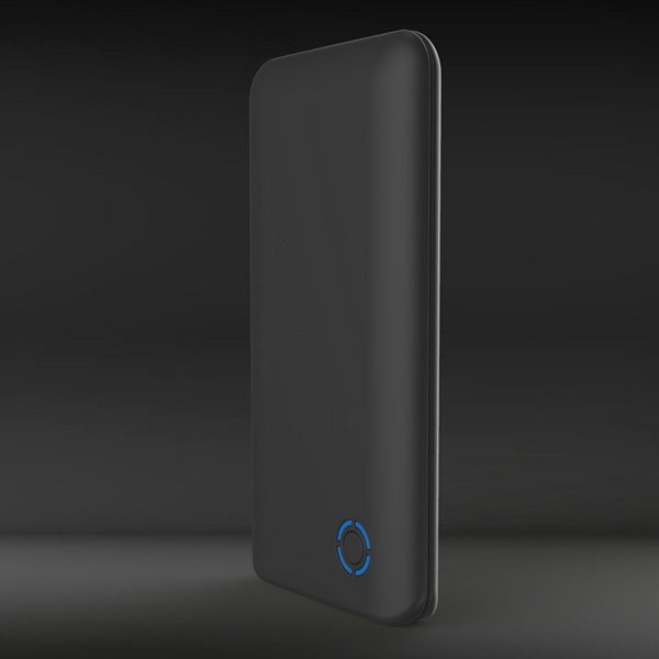 Беспроводное зарядное устройство "Fast SOFTTOUCH", 6000 mAh - Беспроводное зарядное устройство "Fast SOFTTOUCH", 6000 mAh черный