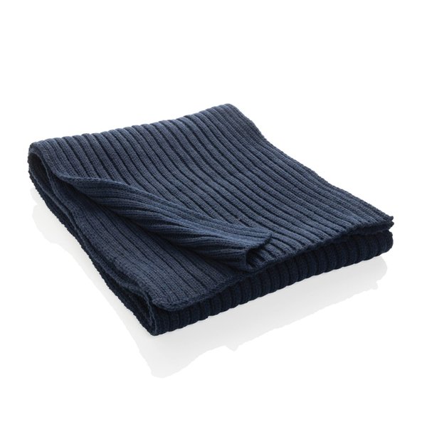 Вязаный шарф Impact из Polylana® AWARE™, 180x25 см - Вязаный шарф Impact из Polylana® AWARE™, 180x25 см