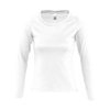 Футболка женская с длинным рукавом MAJESTIC, белый, XXL, 100% хлопок, 150 г/м2