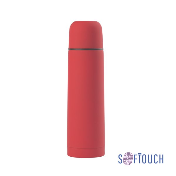 Термос "Крит" 500 мл, покрытие soft touch - Термос "Крит" 500 мл, покрытие soft touch красный