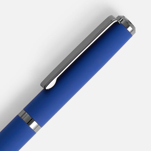 Ручка шариковая Inkish Gunmetal в футляре, синяя