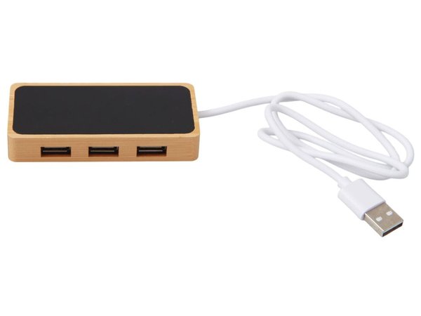 USB хаб с подсветкой лого «Reedia S5», 3*USB, 1*Type C - USB хаб с подсветкой лого «Reedia S5», 3*USB, 1*Type C