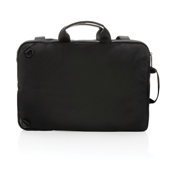 Сумка-рюкзак 2-в-1 для ноутбука Swiss Peak из rPET AWARE™ - Сумка-рюкзак 2-в-1 для ноутбука Swiss Peak из rPET AWARE™