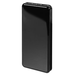 универсальный аккумулятор sleek 10 (10000 мач), черный, 14х6.8х1,5 см
