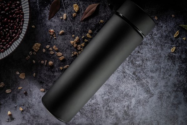 Термос Reactor софт-тач с датчиком температуры - Термос Reactor софт-тач с датчиком температуры (черный)