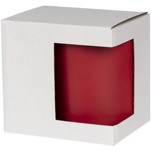 коробка для кружки с окном cupcase, белая