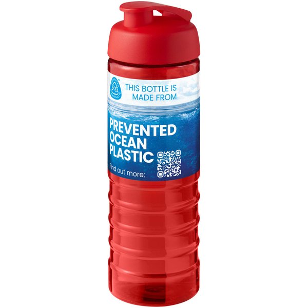 Спортивная бутылка H2O Active® Eco Treble 750 мл с откидной крышкой - Спортивная бутылка H2O Active® Eco Treble 750 мл с откидной крышкой